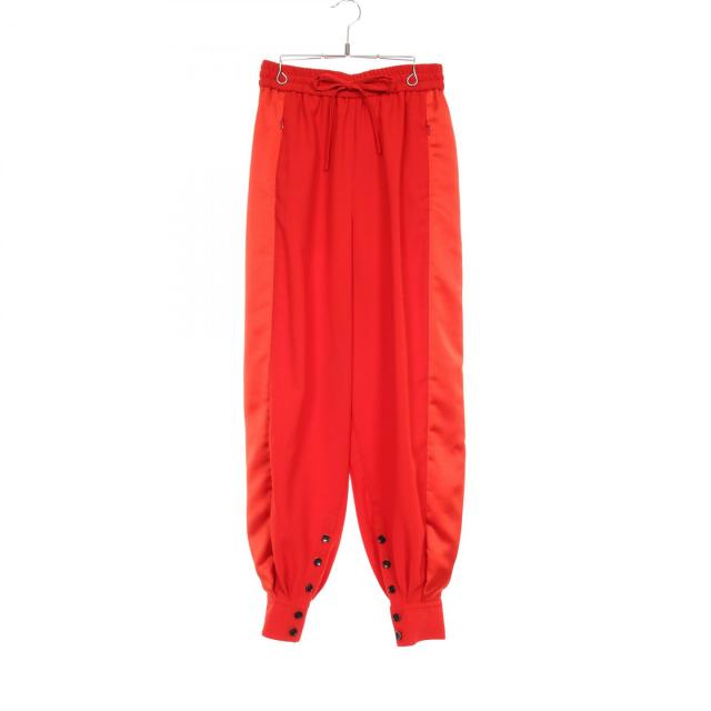 アンスクリア INSCRIRE パンツ 衣料品 ボトムス ポリエステル レディース レッド系 I19AW-PT49 【中古】