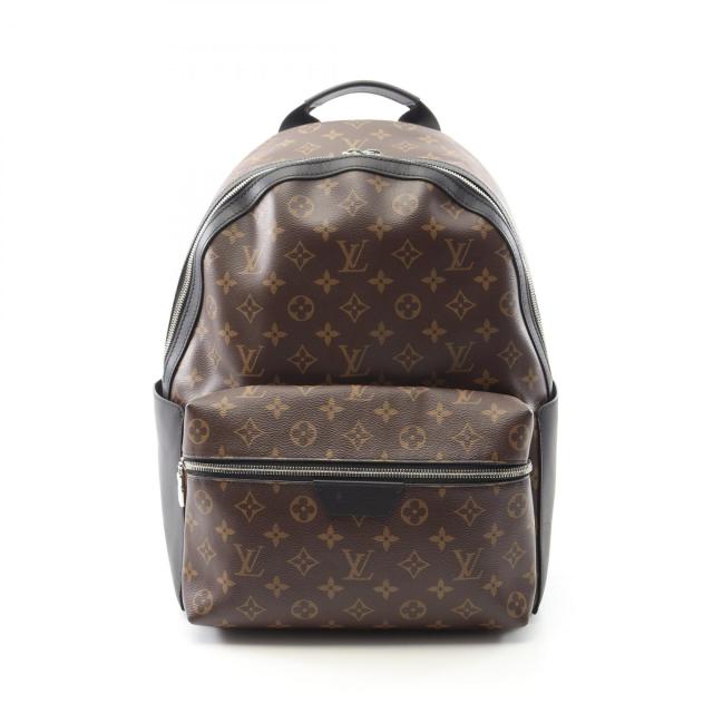 ルイ・ヴィトン LOUIS VUITTON ディスカバリー バックパック PM リュックサック バックパック バッグ PVCコーティングキャンバス レザー モノグラム・マカサー メンズ ブラウン系 / ブラック系 M46684 【中古】
