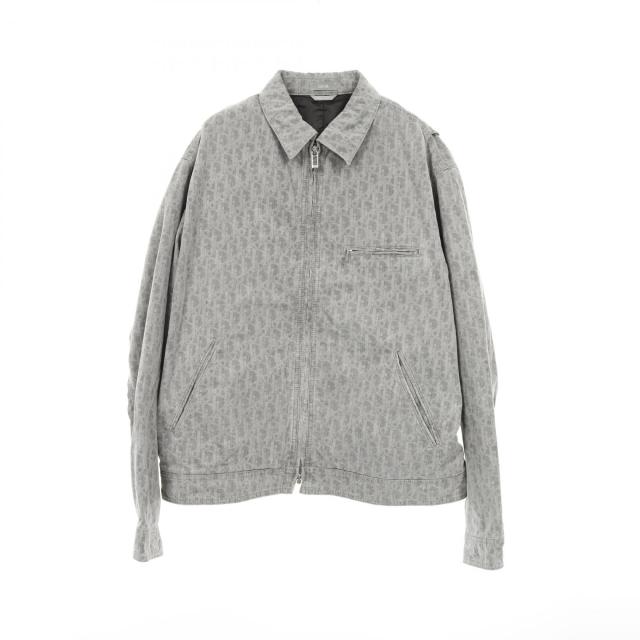 ディオール Dior オブリークスウィングトップブルゾン ブルゾン 衣料品 アウター コットン メンズ グレー系 513D499A3001 【中古】