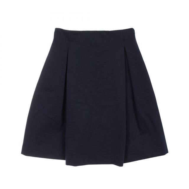 ジルサンダー JIL SANDER スカート 衣料品 ボトムス レーヨン ナイロン レディース ネイビー系 WF577008 MW720026 【中古】
