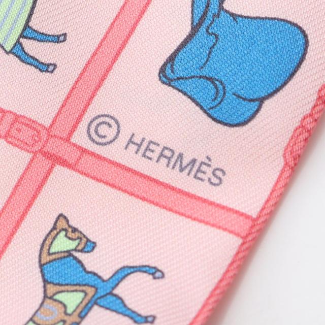 HERMES 美品 エルメス ツイリー En Liberte 自由に マルチカラー