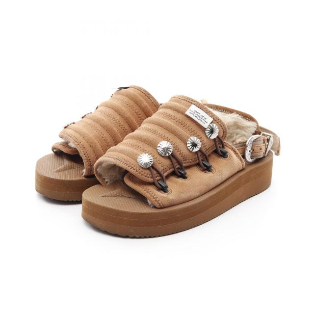 トーガ TOGA TOGA × suicoke MURA SP サンダル 靴 ムートン メンズ レディース ブラウン系 【中古】