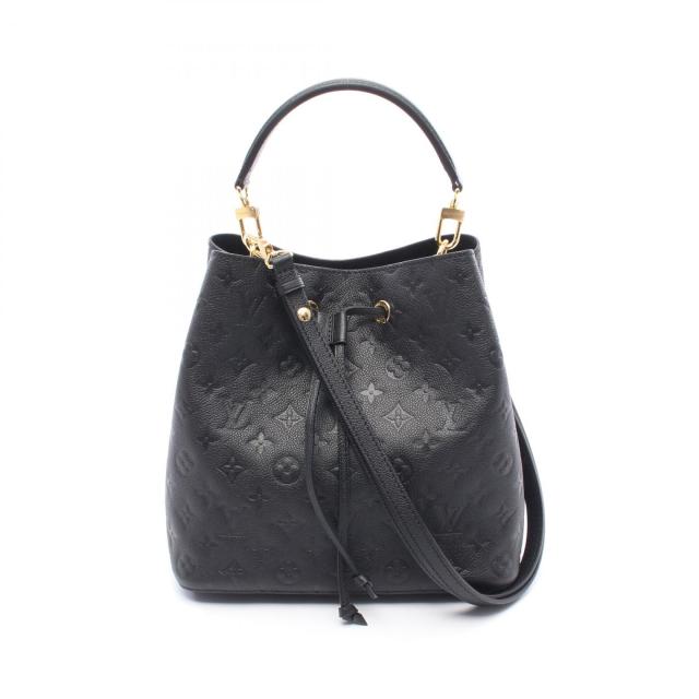 ルイ・ヴィトン LOUIS VUITTON ネオノエ ハンドバッグ バッグ レザー モノグラム・アンプラント レディース ブラック系 M45256 【中古】