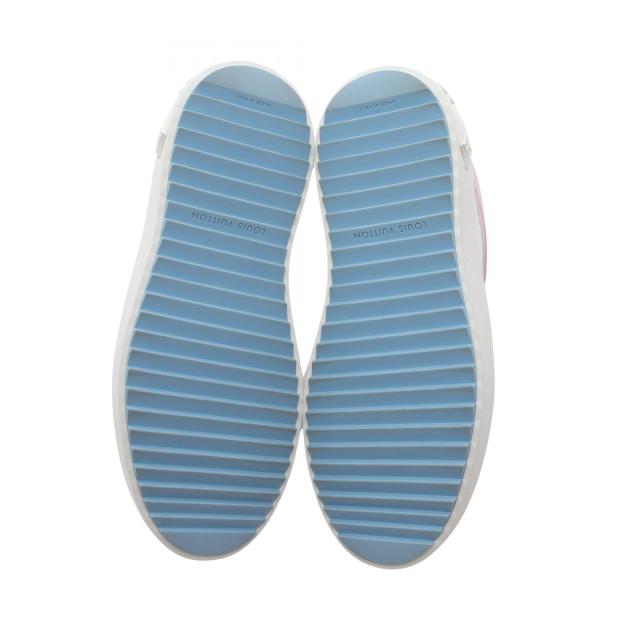 Louis Vuitton スニーカー ホワイト/ピンク/ブルー LOUIS