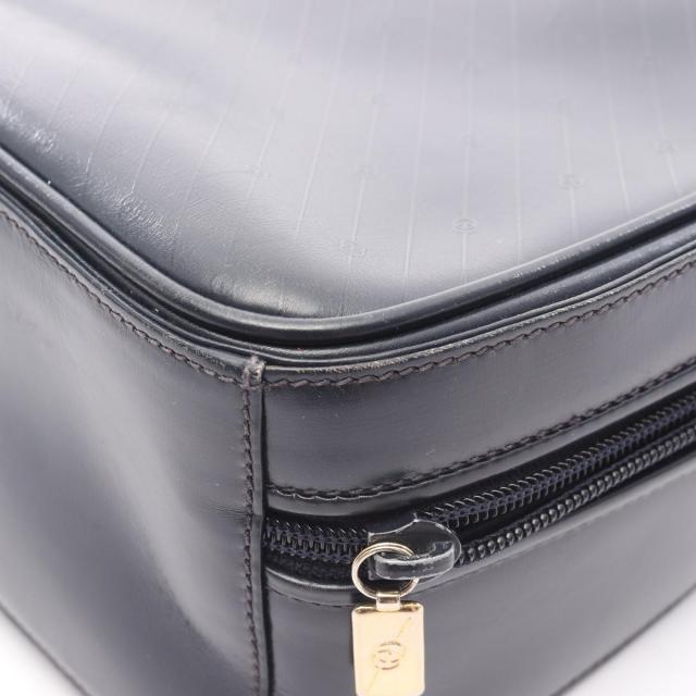 グッチ GUCCI オールドグッチ インターロッキングG ハンドバッグ バッグ レザー レディース ネイビー系 【中古】 グッチ GUCCI オールドグッチ インターロッキングG ハンドバッグ