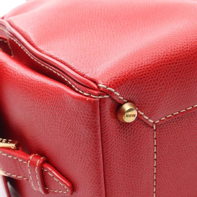 ロエベ LOEWE トラベラー ボーリング ハンドバッグ バッグ レザー