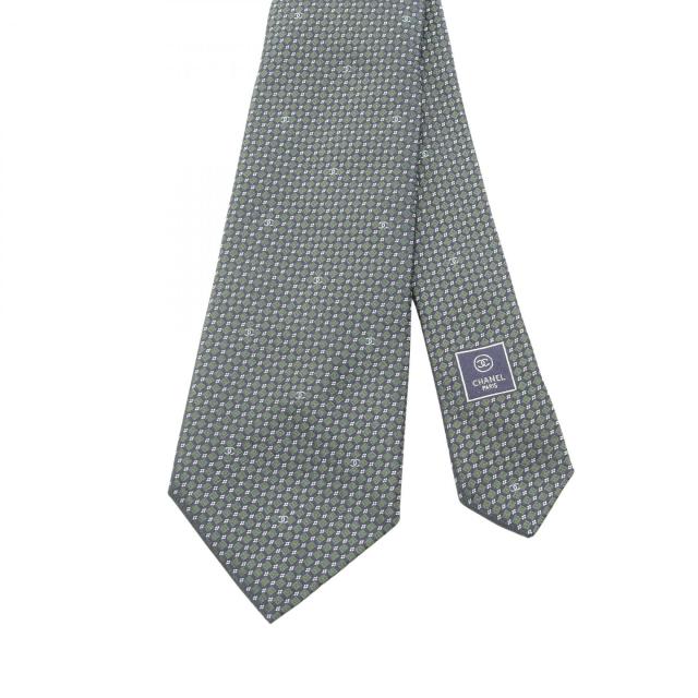 CHANEL シャネル ネクタイ ココマーク グリーン スーツ シャツ