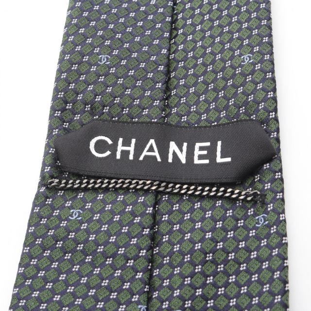 シャネル CHANEL ココマーク ネクタイ 衣料品 シルク メンズ