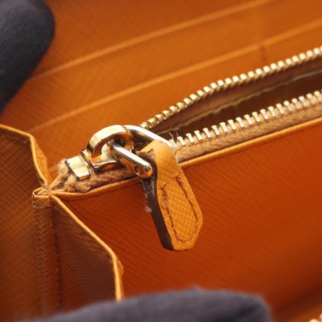 プラダ PRADA ラウンド長財布 財布 サフィアーノレザー レディース