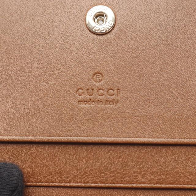 グッチ GUCCI GGエンブレム ジップ ミニ ウォレット 二つ折り財布 財布 レザー PVC レディース ベージュ系 / ブラウン系 819131FAD6L9758 【新品】