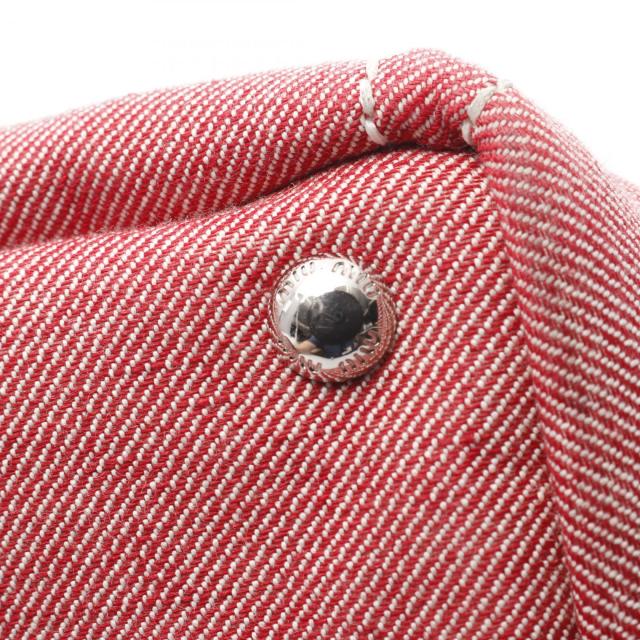 MIU MIU ピンク トートバッグ レッド キャンバス 5BA219