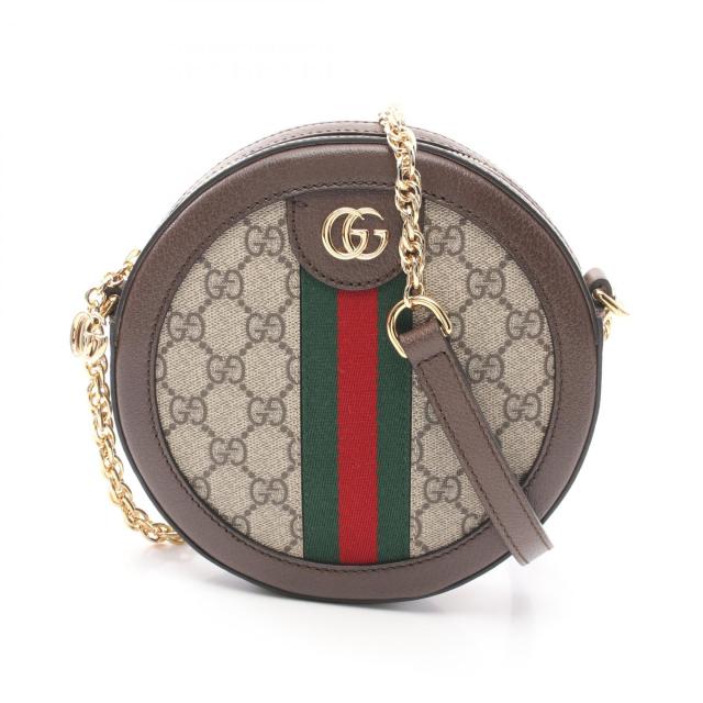 グッチ GUCCI オフィディア ミニ GGスプリーム ショルダーバッグ バッグ PVCコーティングキャンバス レザー レディース ベージュ系 / ブラウン系 / マルチカラー 55061896I3B8745 【新品】