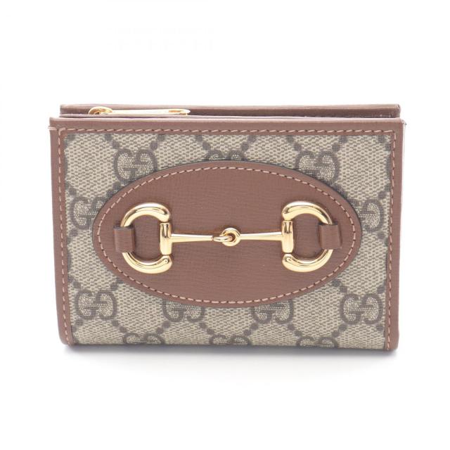 グッチ GUCCI ホースビット 1955 GGスプリーム 三つ折り財布 財布