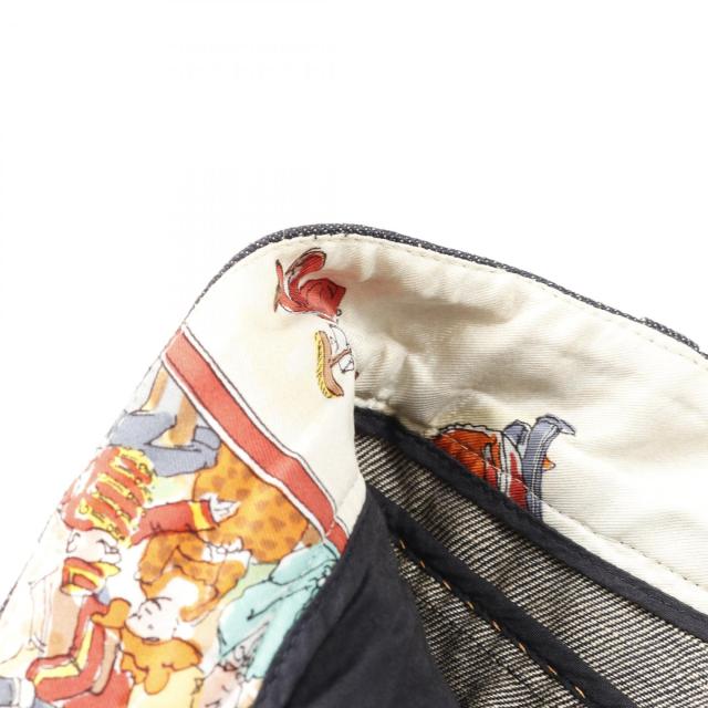 エルメス HERMES CIRQUE MOLIER セリエボタン デニムパンツ 衣料品  