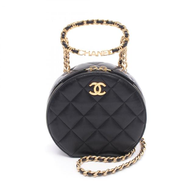 シャネル CHANEL マトラッセ ショルダーバッグ バッグ ラムスキン（羊革） レディース ブラック系 【中古】