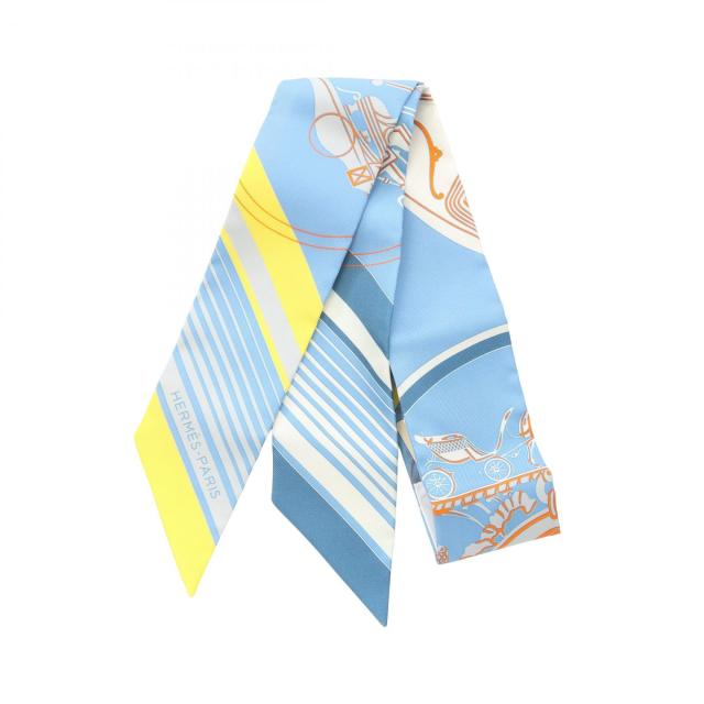 エルメス HERMES ツイリー EX-LIBRIS スカーフ 衣料品 シルク シルク