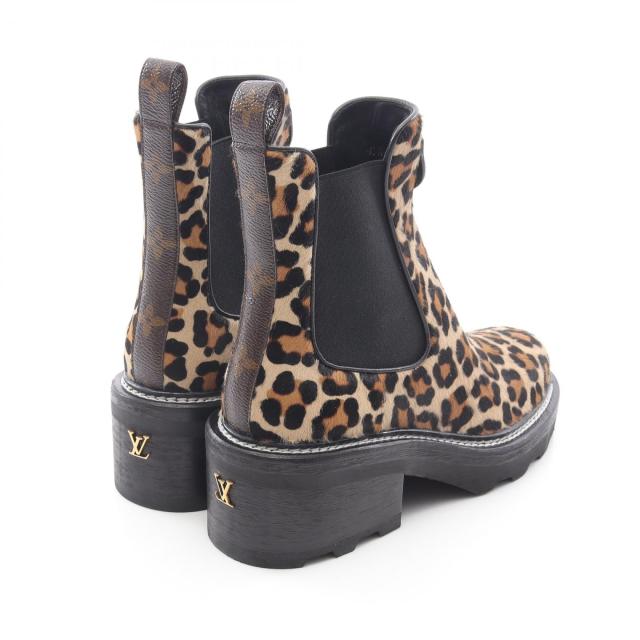 ルイ・ヴィトン LOUIS VUITTON LVボブールライン アンクル ブーツ 靴  