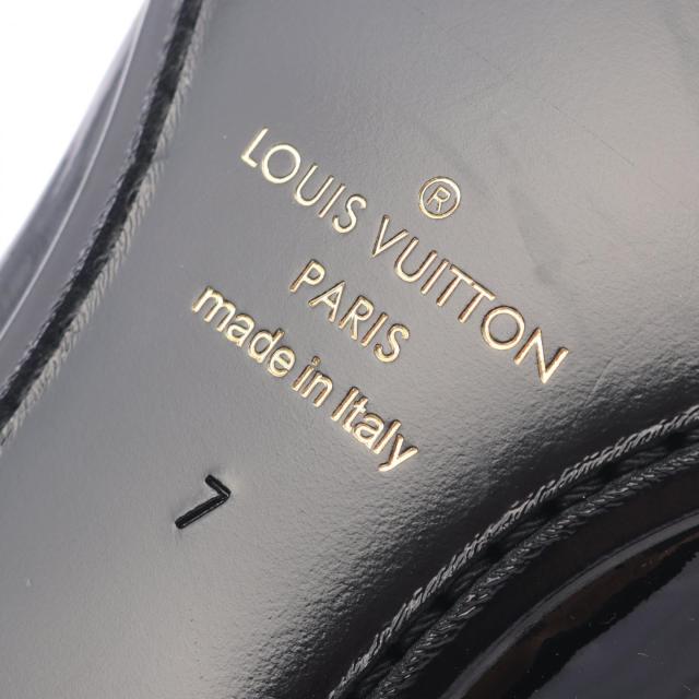 ルイ・ヴィトン LOUIS VUITTON ローファー 靴 パテントレザー メンズ