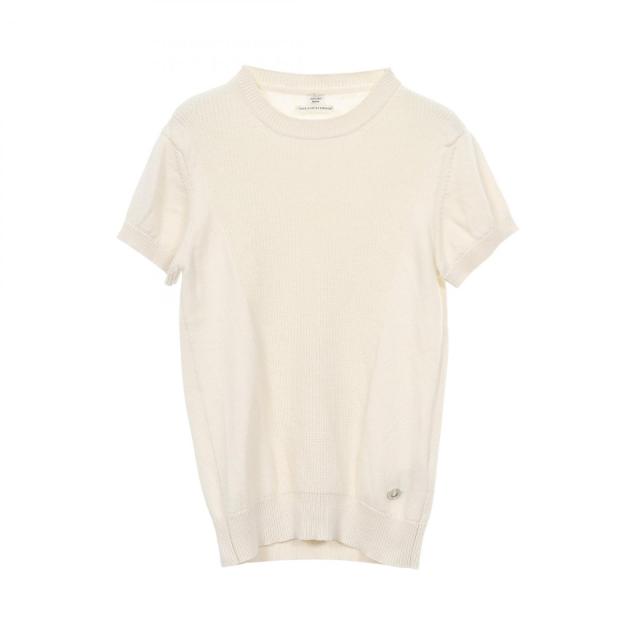 エルメス HERMES ニット 衣料品 トップス カシミヤ コットン レディース アイボリー系 - 【中古】