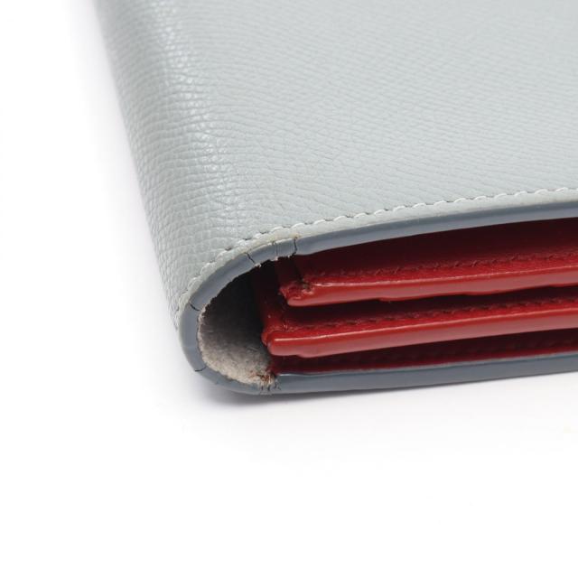 CELINE セリーヌ ストラップ ウォレット ラージ 赤 ベージュ セリーヌ