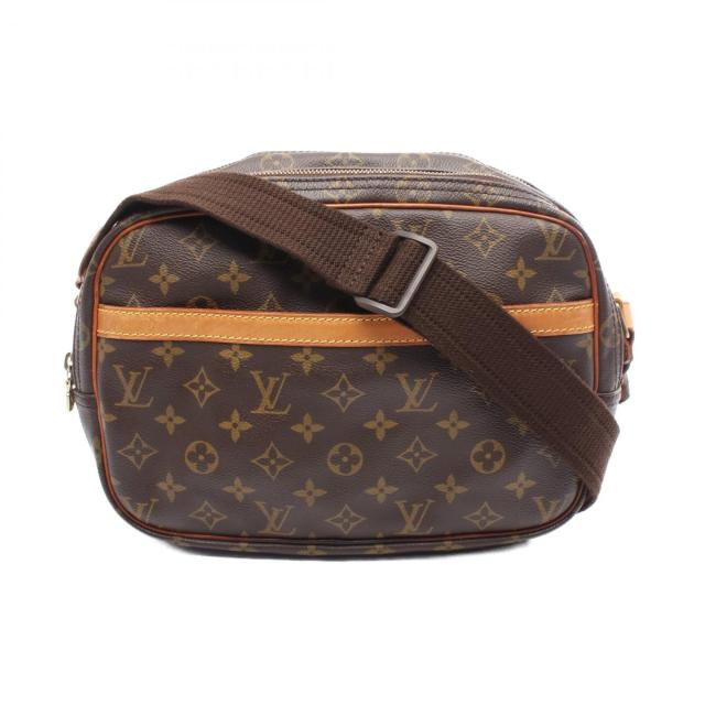 ルイ・ヴィトン LOUIS VUITTON リポーターPM ショルダーバッグ バッグ PVCコーティングキャンバス レザー モノグラム レディース ブラウン系 M45254 【中古】