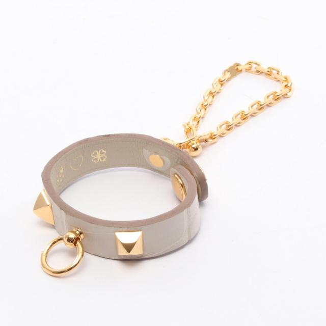エルメス HERMES リヴァル アクセサリー エキゾチックレザー レディース グレー系 【中古】