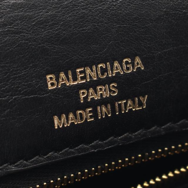バレンシアガ BALENCIAGA BB SOFT スモール ショルダーバッグ バッグ レザー レディース ブラック系 748598/1000 【中古】 バレンシアガ BALENCIAGA BB SOFT スモール ショルダーバッグ バッグ