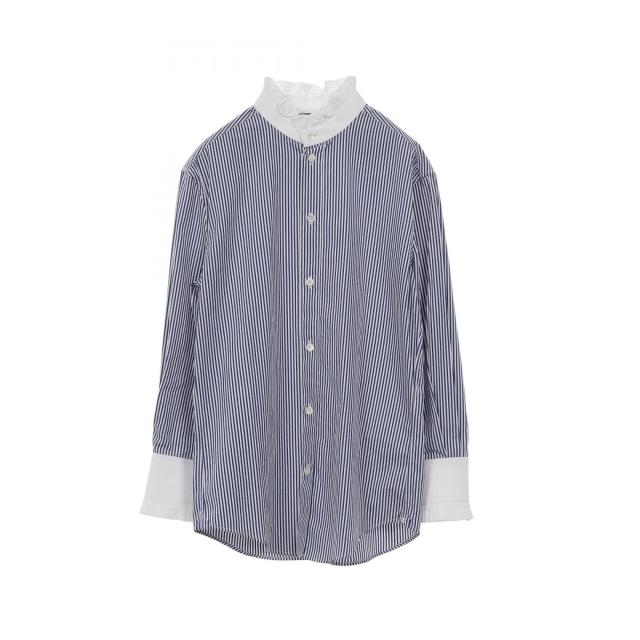 セリーヌ CELINE 衣料品 トップス コットン レディース ブルー系 / ホワイト系 2C213899C 【中古】