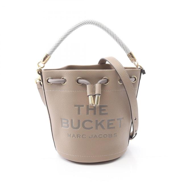 マークジェイコブス MARC JACOBS THE LEATHER BUCKET BAG ハンドバッグ バッグ レザー レディース ベージュ系 H652L01PF22 【中古】