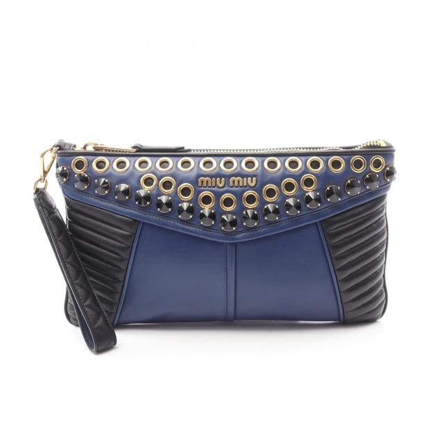 ミュウミュウ クラッチバッグ 美品＊ミュウミュウ クラッチバッグ