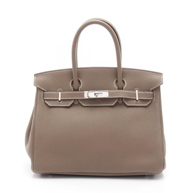 エルメス HERMES バーキン30 エトゥープ ハンドバッグ バッグ トゴ トゴ レディース ベージュ系 B刻/ｴﾄｩｰﾌﾟ/S金具 【中古】