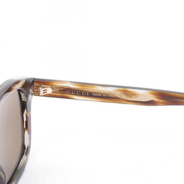 グッチ GUCCI サングラス 衣料品 プラスチック メンズ ブラウン系  