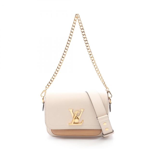 ルイ・ヴィトン LOUIS VUITTON ロックミー テンダー ショルダーバッグ バッグ レザー レディース アイボリー系 / ベージュ系 M21611 【中古】
