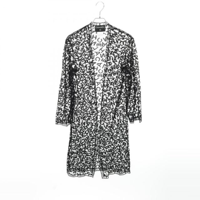 シャネル CHANEL ココマーク カーディガン 衣料品 トップス コットン レディース ブラック系 - 【中古】