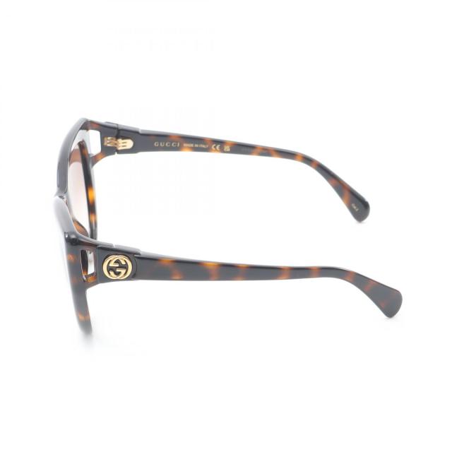 グッチ GUCCI サングラス 衣料品 プラスチック レディース ブラウン系