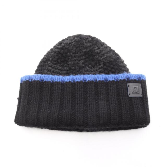 LOUIS VUITTON ダミエニット帽 ビーニー カシミア ルイ・ヴィトン