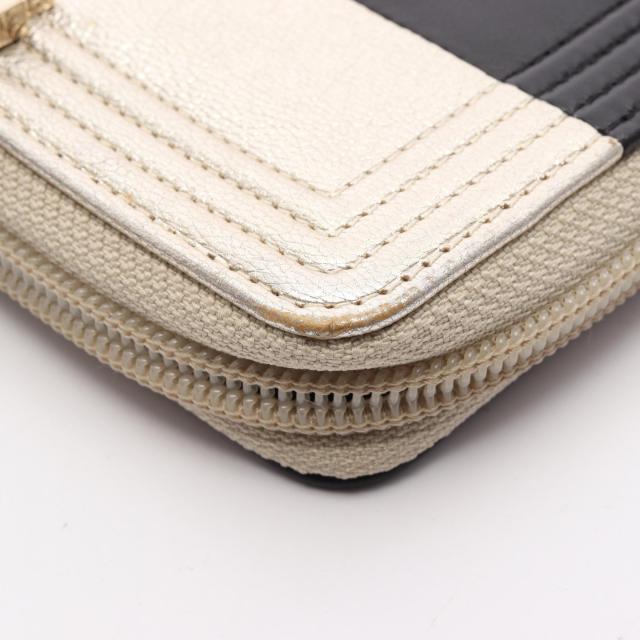 シャネル CHANEL ボーイシャネル ラウンド財布 財布 レザー レディース