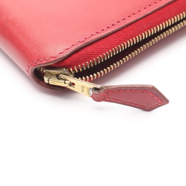 エルメス HERMES チャーリー トラベルケース ルージュヴィフ ラウンド  