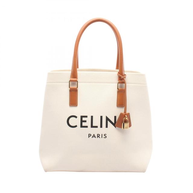 CELINE セリーヌ ホリゾンタルカバ トート レザー ブラウン A4 CELINE