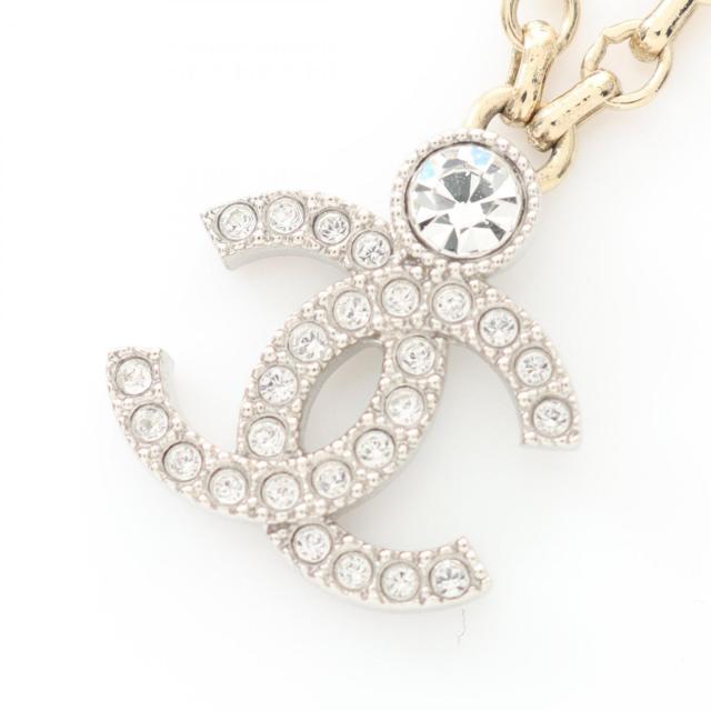 シャネルChanelネックレス ココマークGPメッキラインストーンゴールド シャネル CHANEL ココマーク ネックレス ジュエリー GP（ゴールド