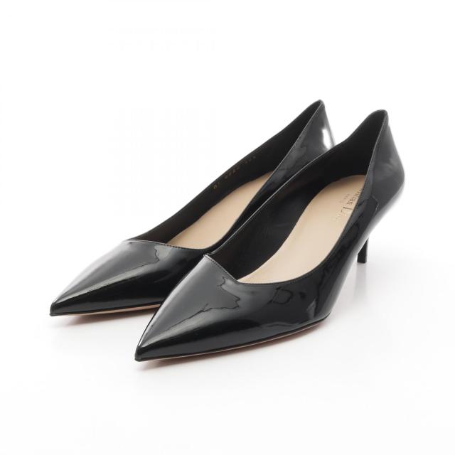 クリスチャンディオール Christian Dior パンプス 靴 パテントレザー レディース ブラック系 【中古】