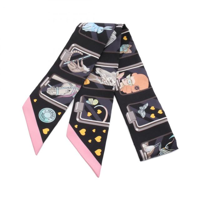 エルメス HERMES ツイリー　HERMES　STORY ストール レディース 中古 HERMES エルメス ツイリー HERMES STORY スカーフ エルメス ツイリー