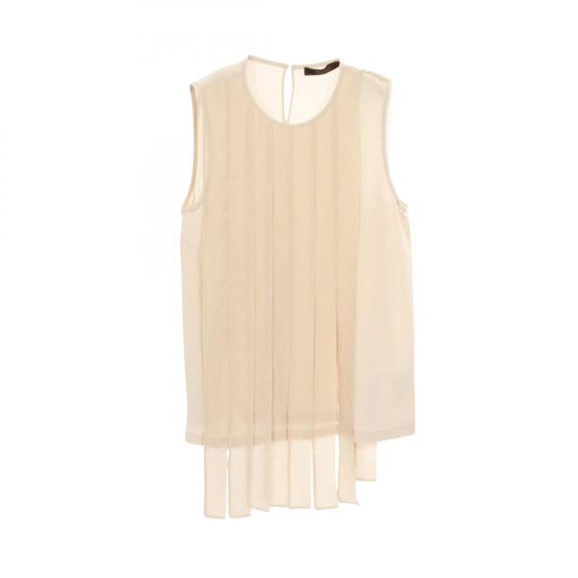 マックスマーラ MAX MARA ブラウス 衣料品 トップス シルク レディース ベージュ系 - 【中古】