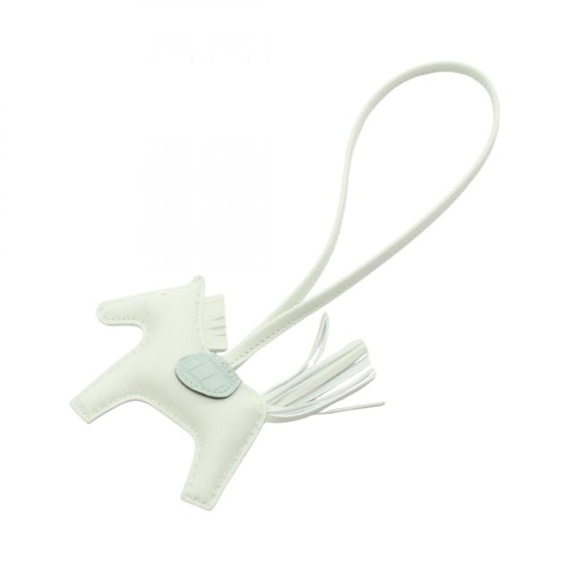 エルメス HERMES ロデオPM タッチ ヴェールフィズ ヴェールドー チャーム アクセサリー アニョーミロ / アリゲーターマット アニョーミロ レディース グリーン系 【中古】