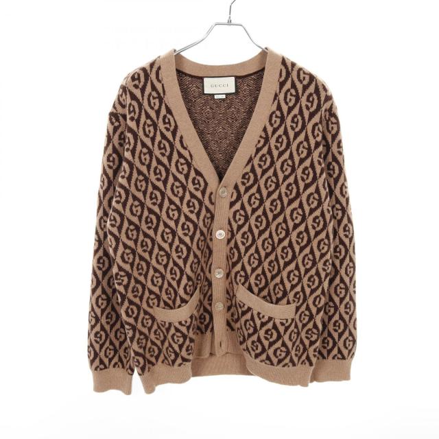 グッチ GUCCI G RAMBUS カーディガン 衣料品 トップス ウール メンズ