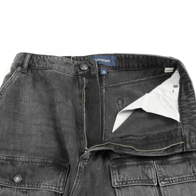 スポーツマックス SPORTMAX GIRAFFA カーゴパンツ 衣料品 ボトムス コットン レディース グレー系 23718605376 【中古】 スポーツマックス SPORTMAX GIRAFFA カーゴパンツ 衣料品 ボトムス