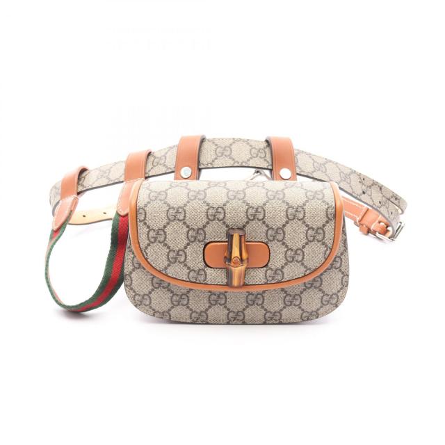 グッチ GUCCI バンブー 1947 ミニ ベルトバッグ GGスプリーム ウエスト