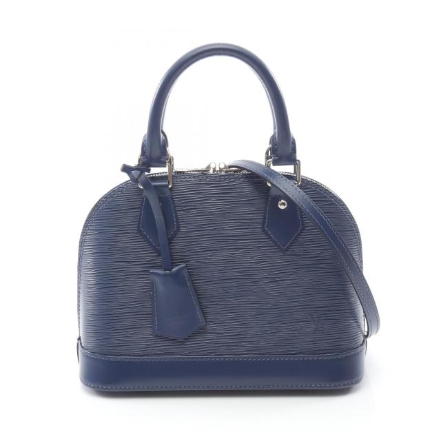 ルイ・ヴィトン LOUIS VUITTON アルマBB ハンドバッグ バッグ レザー エピ レディース ネイビー系 M40855 【中古】
