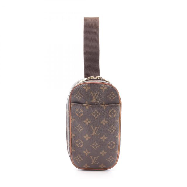 ルイヴィトン ボディバッグ ポシェットガンジュ モノグラム PVC レザー ルイ・ヴィトン LOUIS VUITTON ポシェットガンジュ モノグラム