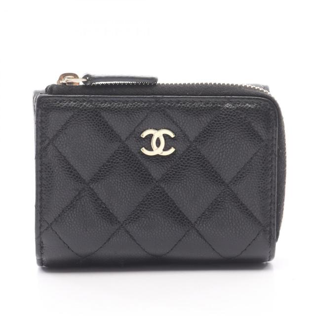 シャネル CHANEL クラシック スモールウォレット マトラッセ 三つ折り  